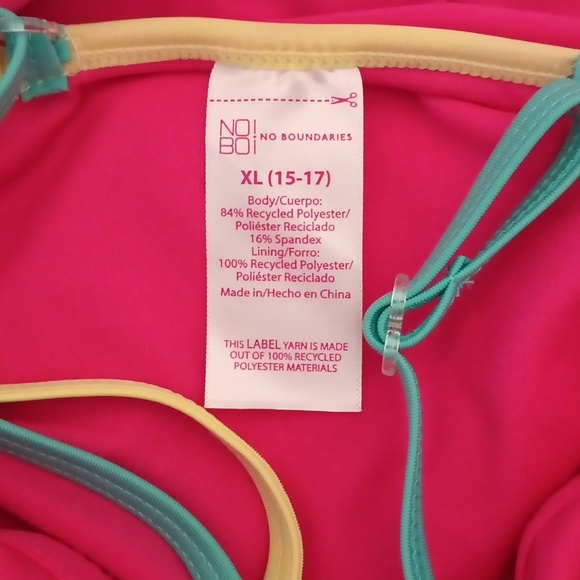 🎁NWT Swimsuit One Piece Push-Up Pads, Stretchable, Adjustable Double Straps - Picture 15 of 16